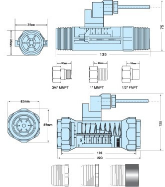 Z-6501、Z-6502、Z-6503、Z-6504水平流量計(jì)